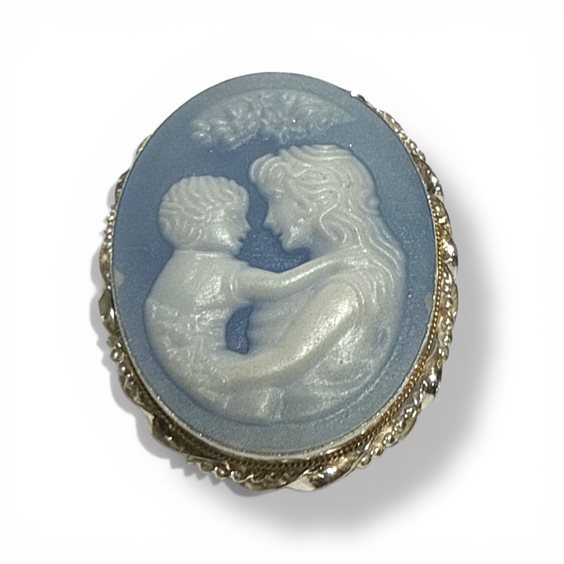 Brosche Mandile 1922 Dame Cammei  in Silber 2MSPCM149 - 2MSPCM149